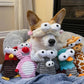 5-Pack Squeaky Dog Toys, Durable Plush Critter Set for Small to Large Dogs