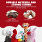 5-Pack Squeaky Dog Toys, Durable Plush Critter Set for Small to Large Dogs