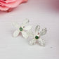 Five Petal Wild Flower Earrings