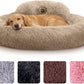 Medium Calming Dog Bed 30in Donut Plush Washable Bed Up to 45lbs