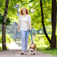 5 FT Heavy Duty Dog Leash with 2 Comfortable Padded Handles