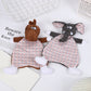 Pet Stuffed Toy Sound Paper Fox Elephant Bite Resistant Velvet Cat Ang Dog Relieves Boredom