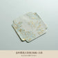 Golden Silk Pear Flower Tea Mat Double-sided Zen Tea Flag Tea Table Mats Creative Drink Coaster Dinner Table Cloth Mat Teaware