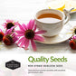 Herbal Tea Garden Seeds Kit – 5 Heirloom Medicinal Herbs for Soothing Teas, Remedies & Pollinator-Friendly Gardens