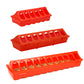 Little Giant 20" Plastic Flip-Top Poultry Ground Feeder, Red Chickens Birds