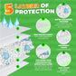 Guinea Pig Cage Liners Disposable 50 Pack Absorbent Small Pet Pads 14x18