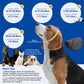 Soft Dog Ear Cover For Loud Noises,Thunderstorm&Fireworks-Dog Ear Wrap Hematoma For Ears Surgery Recovery Prevent Shaking, Scratching-Dogs Head Cover For Bathing, Grooming, Rainy Walks,Swimming