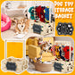 Dog Storage Organizer Wooden Closet Toy Clothes Rack Hangers 20in