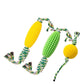 Pet Toy Corn Ball Knot Teething Toys, Large And Small Dog Teeth Cleaning, Biting And Boring Knot Dog Toys