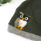 Owl Cashmere Hat - Baby