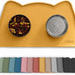 Silicone Pet Feeding Mat – Waterproof Non-Slip Bowl Mat, 36 Options