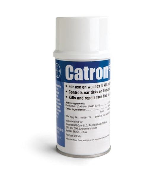 Bayer Catron IV Worm Spray 10 oz. Fly Maggots Ear Tick Spray for Livestock & Horses