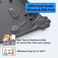 Silicone Dog & Cat Feeding Mat with Raised Edge, Waterproof & Non-Slip