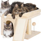 Cat Tree for Large Cats 24in Tower with Perch Condos Scratching Post