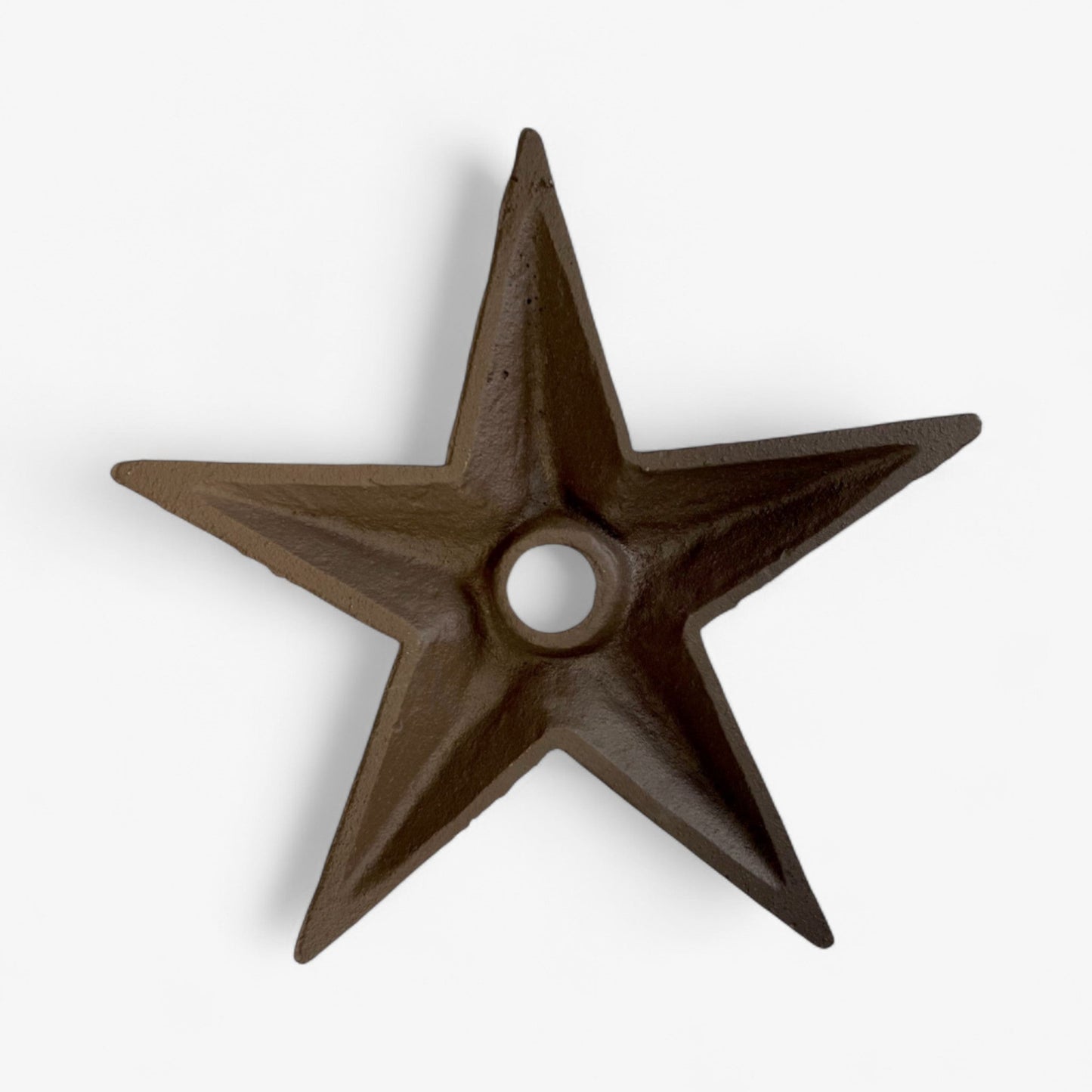 Five-Point Star Wall Plaque, Western Cast Iron Porch Decor