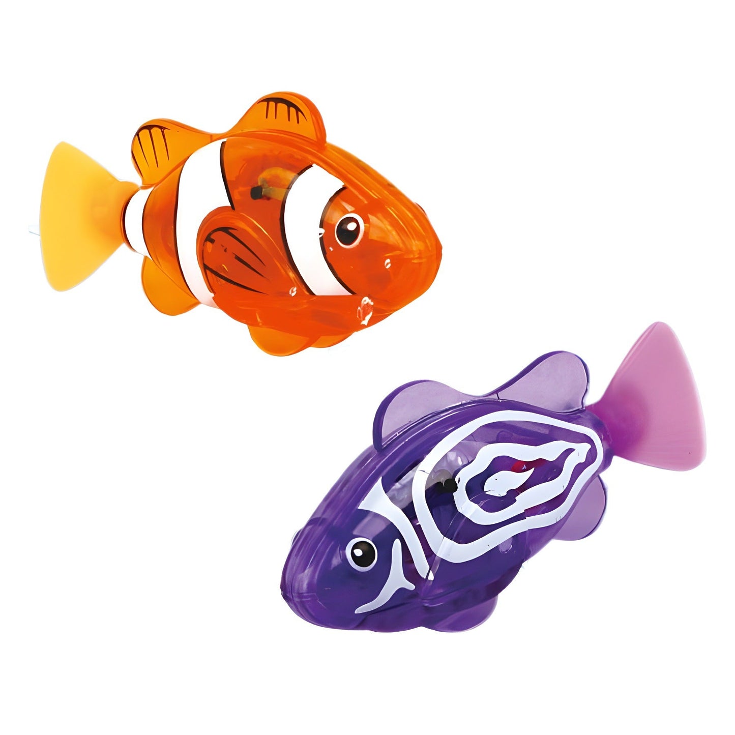 Pet Fish Simulation Light-Activated Clownfish Bathing And Splashing Toy