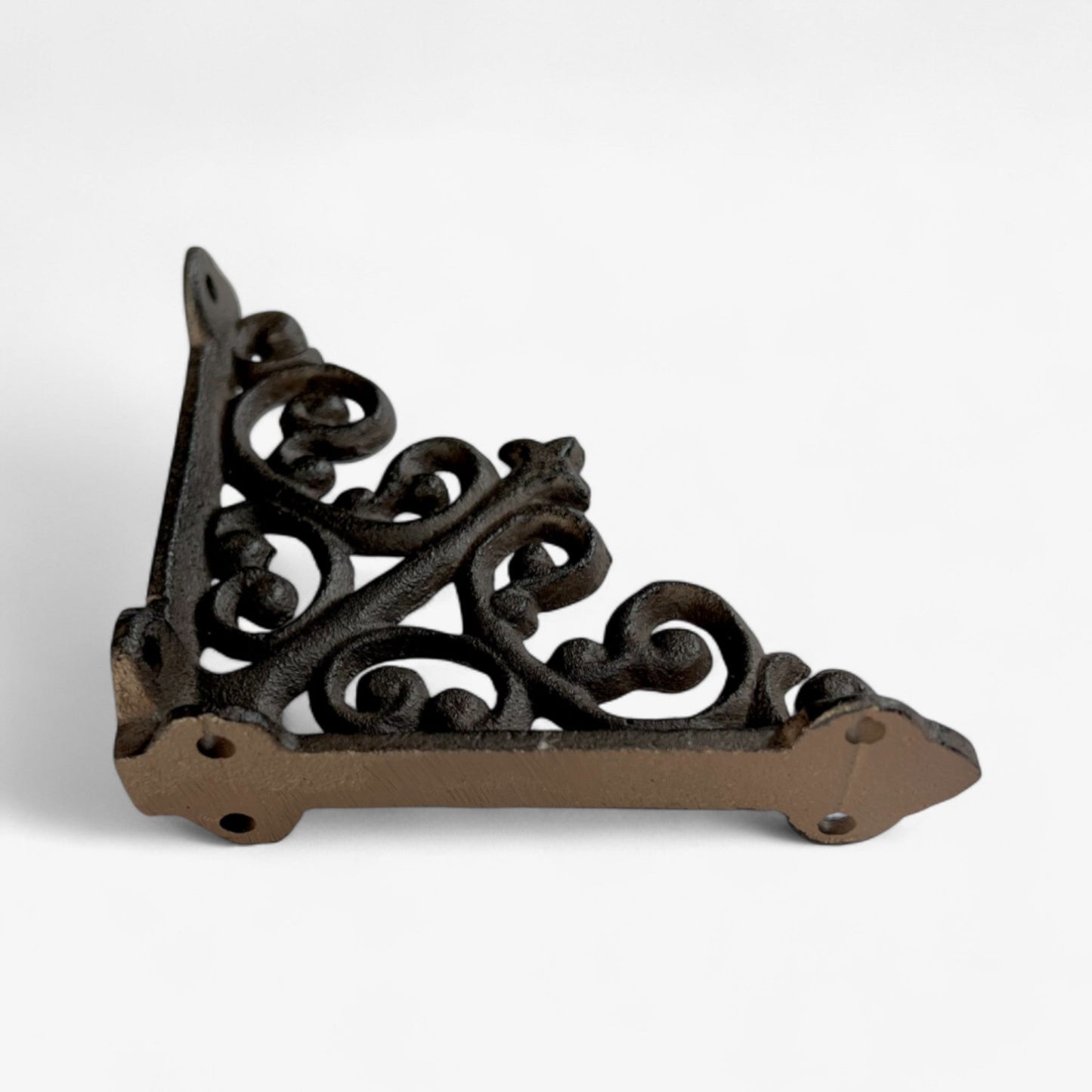 Scroll Shelf Bracket, Cast Iron Vintage Ornate Wall Mount Support