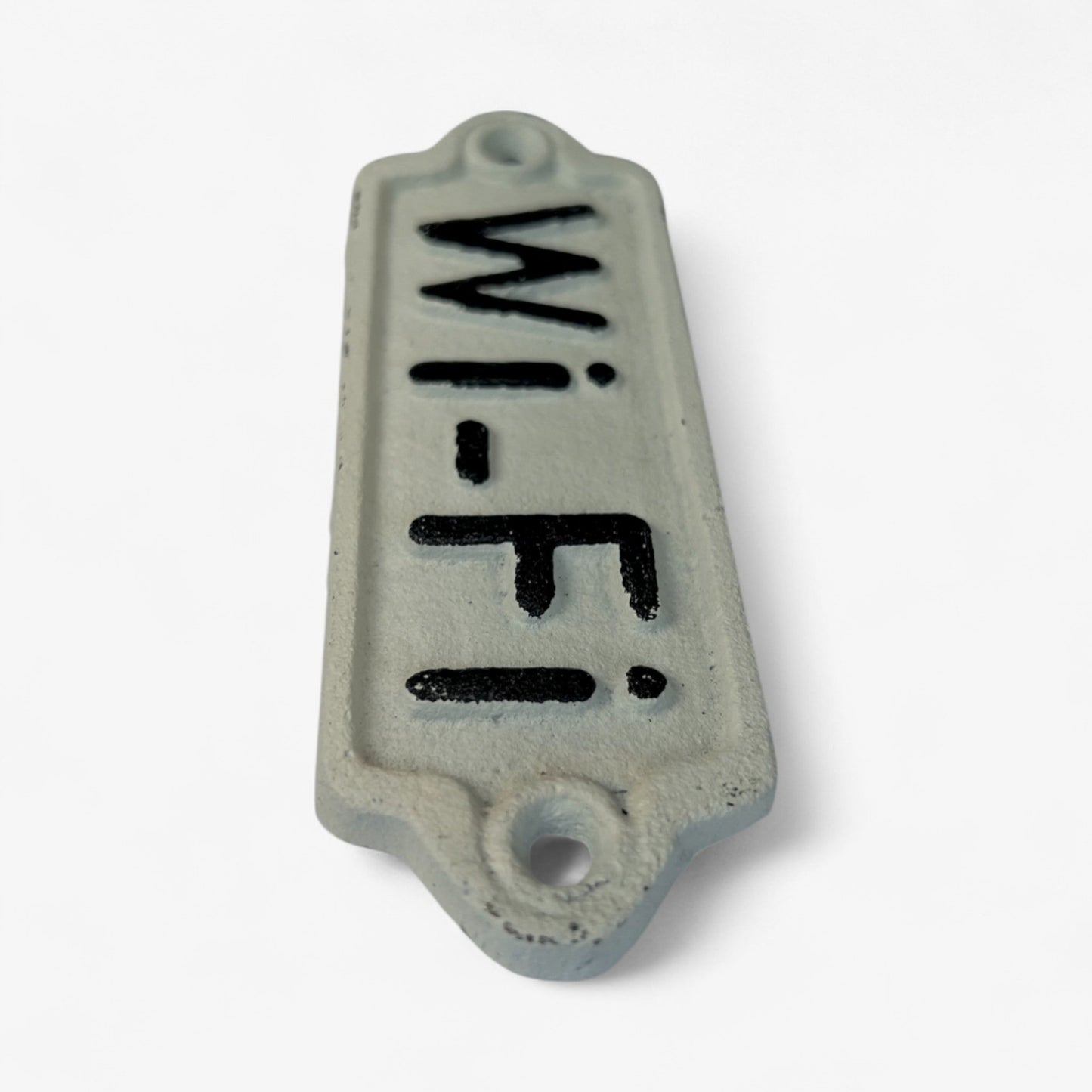 Wi-Fi Enamel Metal Wall Plaque, Vintage Cafe and Office