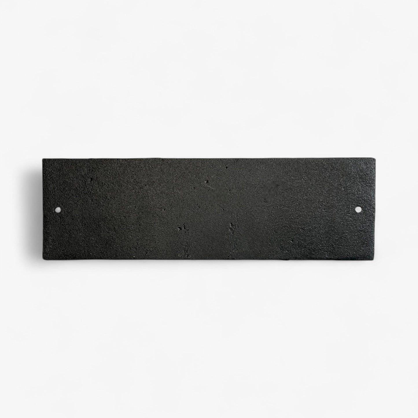 Late to Work Cast Iron Wall Sign, Black and Gold Office