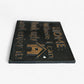 Home Quote Cast Iron Wall Sign, Black and Gold Kitchen Decor