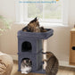 Cat Tree for Large Cats 24in Tower with Perch Condos Scratching Post