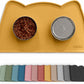 Silicone Pet Feeding Mat – Waterproof Non-Slip Bowl Mat, 36 Options