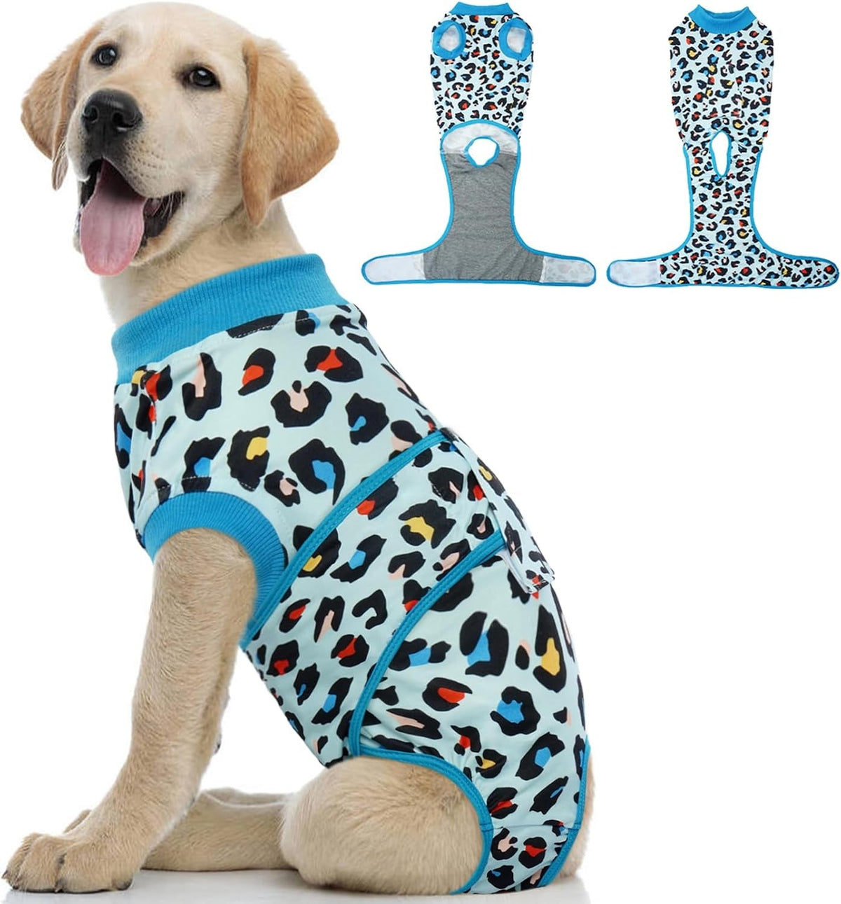 Dog Recovery Onesie Suit After Surgery – 4 Colors, XS–2XL