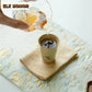 Golden Silk Pear Flower Tea Mat Double-sided Zen Tea Flag Tea Table Mats Creative Drink Coaster Dinner Table Cloth Mat Teaware