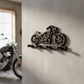 Motorcycle Wall Hook, Cast Iron Garage or Man Cave for Coats or Keys