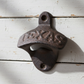 Texas Wall Mount Bottle Opener, Cast Iron Lone Star Bar Tool