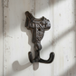 Horse Saddle Wall Hook, Cast Iron Western Ranch for Coats or Hats