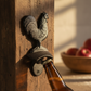 Rooster Bottle Opener, Cast Iron Farmhouse Kitchen Bar Tool