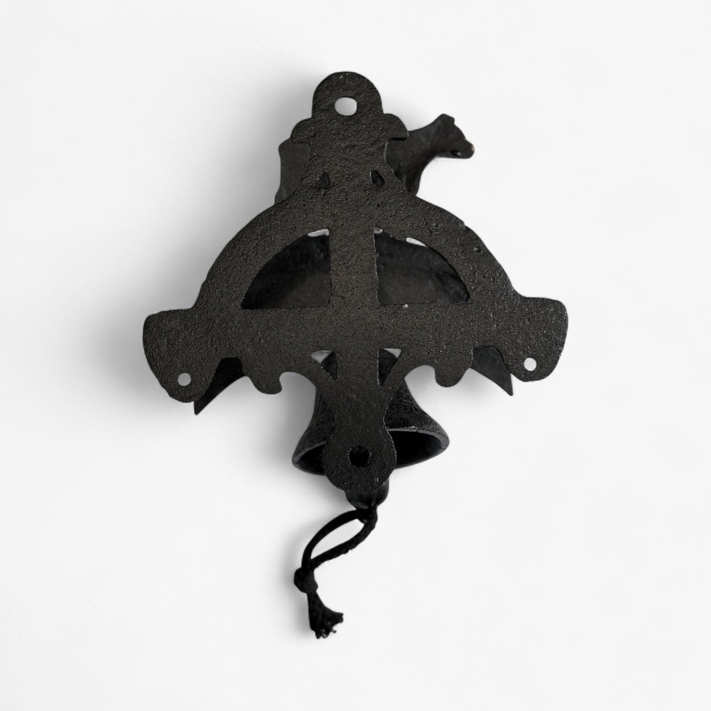 Cow Welcome Bell Sign, Cast Iron Farmhouse Front Door Decor