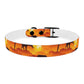 Savanna Sunset Tapestry: Elephants and Acacias in Endless Horizon - Pet Collar Pet Zen
