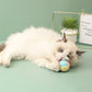 Handmade Cat Hair Ball Plush Cotton Ball To Relieve Boredom Self Training Interactive Toys For Grinding Pet Teeth