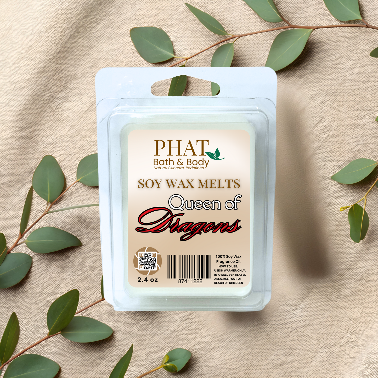 Queen of Dragons Soy Wax Melts Dragons Blood Type | 2.4 oz