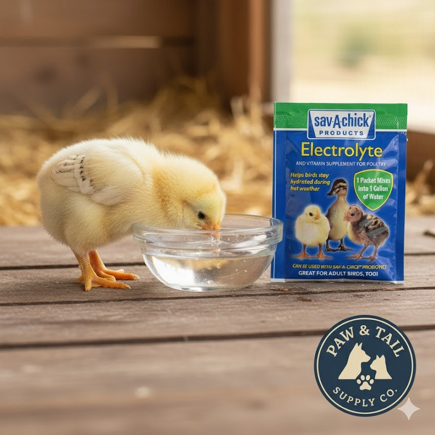 Sav-A-Chick Poultry Vitamins Electrolytes 3-Pack Bird Supplement Stress Relief