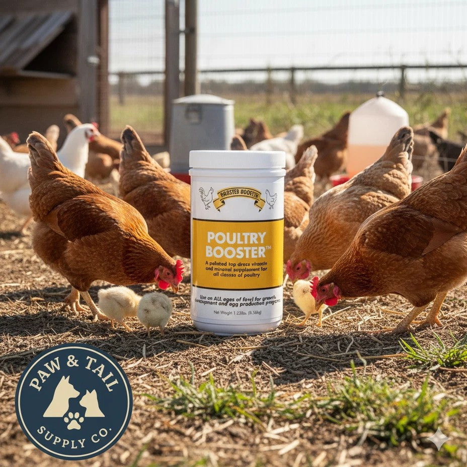Rooster Booster Poultry Cell 16 oz + Poultry Booster 1.25 lb Poultry Care Bundle