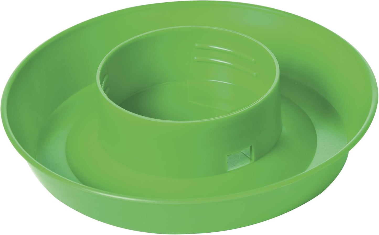 Little Giant Screw-On Chicken Poultry Waterer Bases 1 Quart Green 3-Pack
