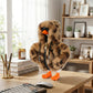 7inch Desk Goose Outfits, Desktop Goose Clothes With 1 Sunglasses & 1 Necklaces, Plush Hoodie Set For Magnetic Goose Statue