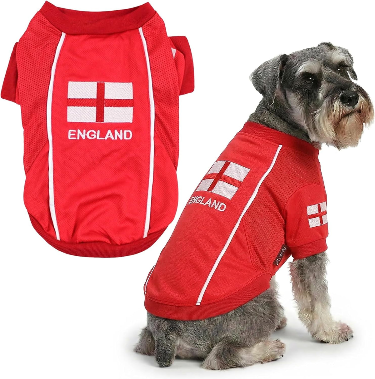 Parisian Pet Breathable Mesh Soccer Jersey for Dogs, XS–5XL
