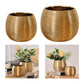 Ceramic Bowl Flowerpot & Houseplant Planter – Tabletop & Office Desk Container