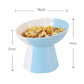 Ceramic Pet Slant Mouth Dog And Cat Food Bowl Set