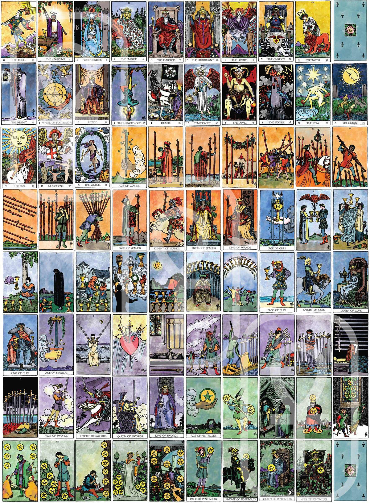 El libro de pegatinas de las cartas del tarot de Weiser: más de 2.500 pegatinas
