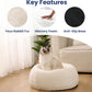 Orthopedic Cat & Small Dog Bed – Memory Foam, Faux Fur