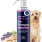Dog Dry Shampoo Waterless No Rinse Oatmeal Lavender Itch Odor Relief 8oz