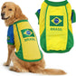 Parisian Pet Breathable Mesh Soccer Jersey for Dogs, XS–5XL