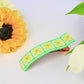 Electric Floral Vintage Ribbon Hair Clip