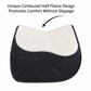 Derby Originals All Purpose English Saddle Pad with Pockets Half Fleece lined for Shock Absorbing Wither Relief Design for comfort and Trail Riding.