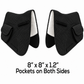 Derby Originals All Purpose English Saddle Pad with Pockets Half Fleece lined for Shock Absorbing Wither Relief Design for comfort and Trail Riding.